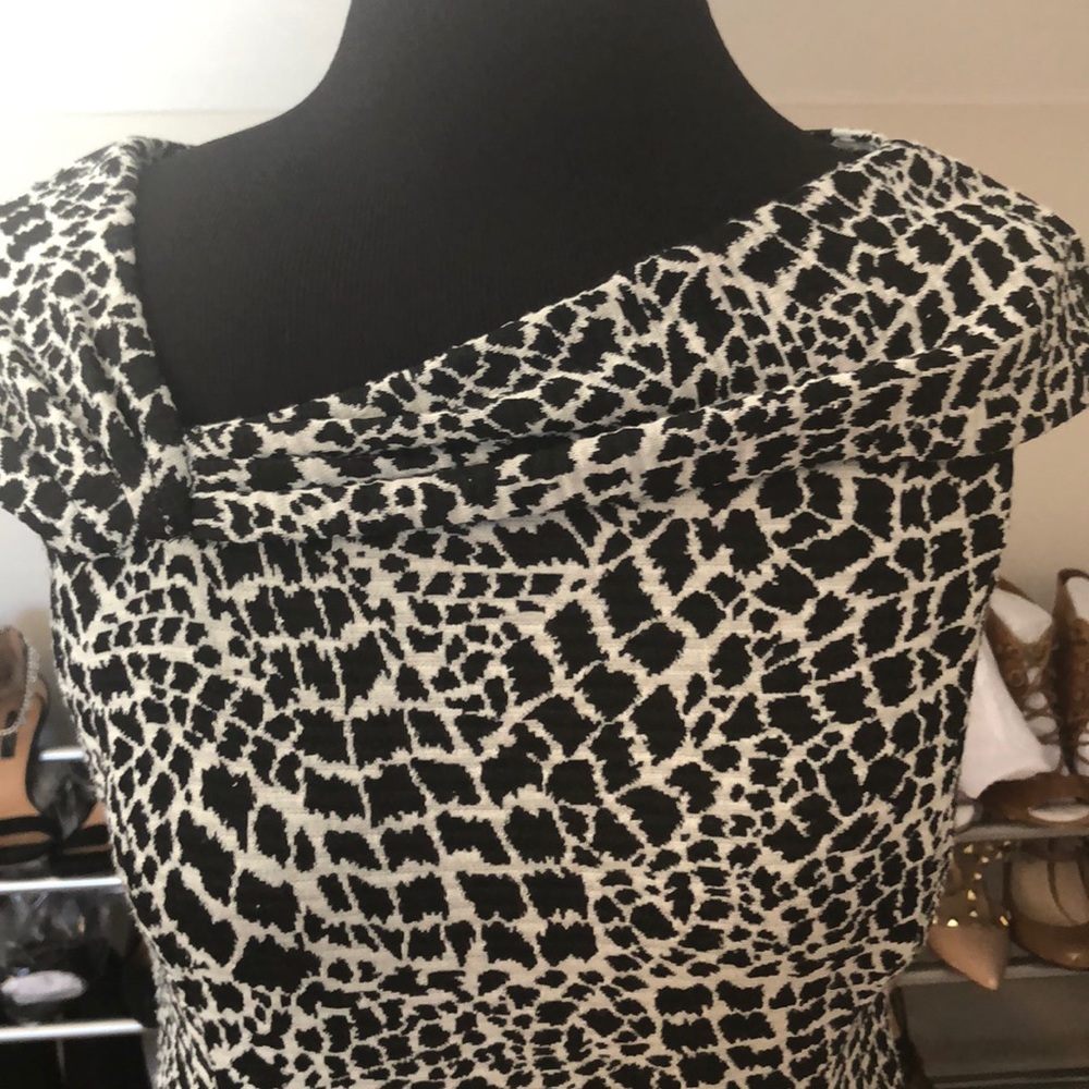 Asymmetrical Neck Dress